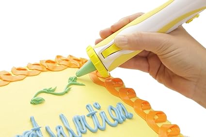 Lychee Decoration Stylo Magique Fonctionner Sur Piles Pour Cupcake Gateau Cookie Pate Ecriture Kit De Deco Outil Amazon Fr Cuisine Et Maison