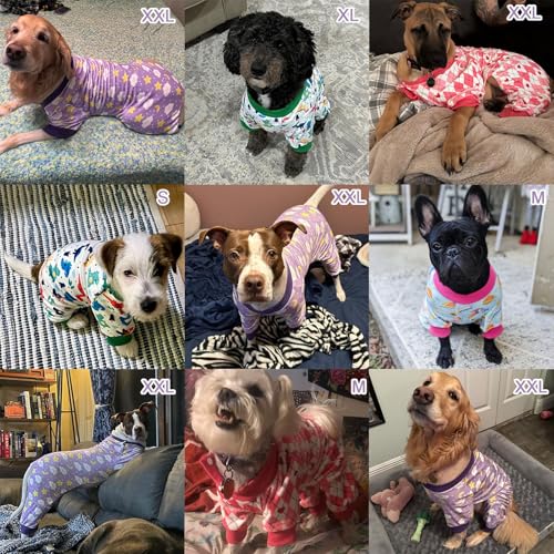 Image of BEAUTYZOO Dog Pajamas, Soft Stretchy Fleece Puppy Sweater for Large Dogs