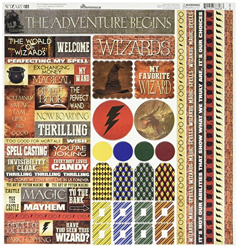 REMINISCE Wizard Cardstock Stickers 12