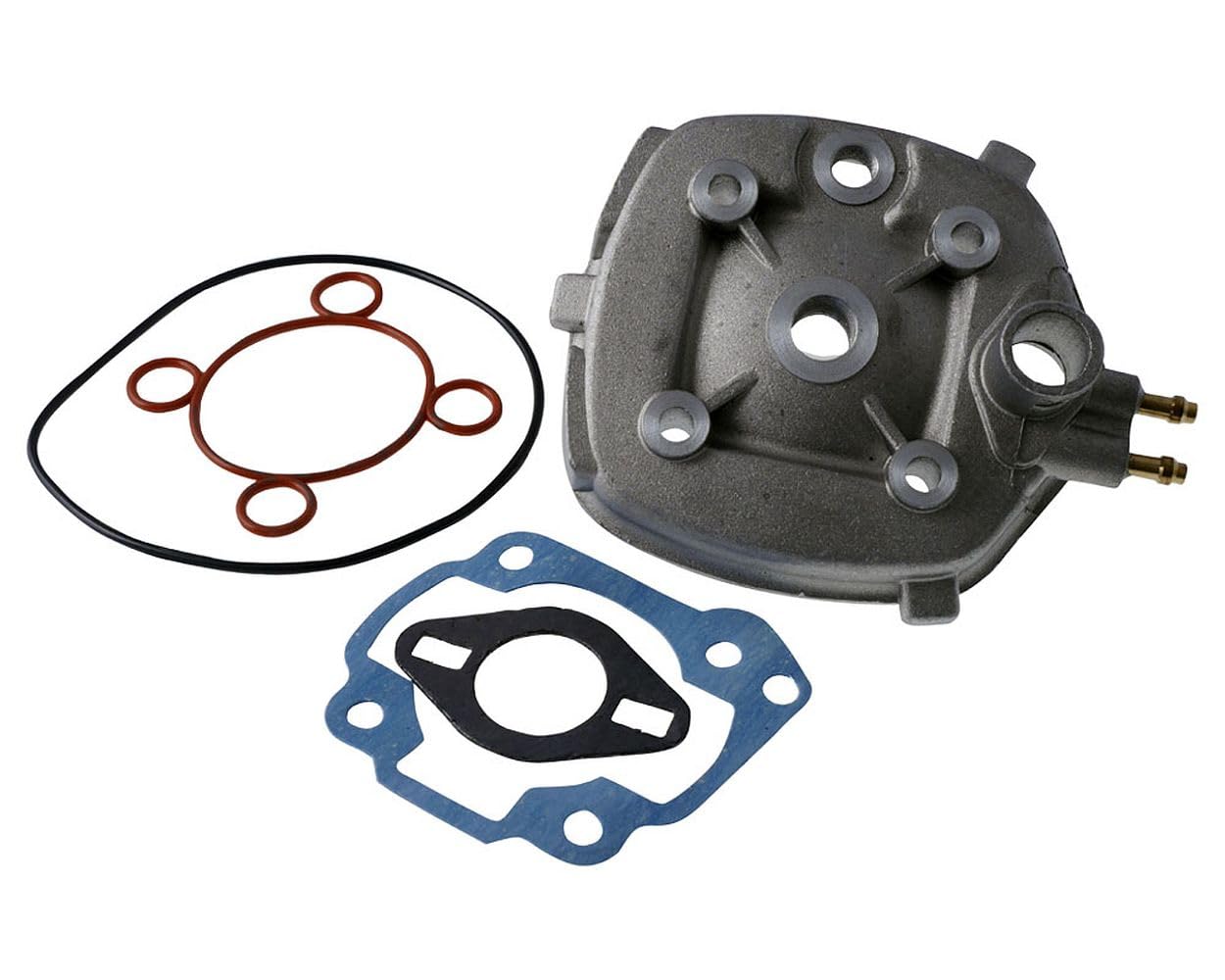 Zylinderkopfset Standard mit Dichtungssatz kompatibel mit Aprilia SR50 MBK Nitro kompatibel mit Yamaha Aerox