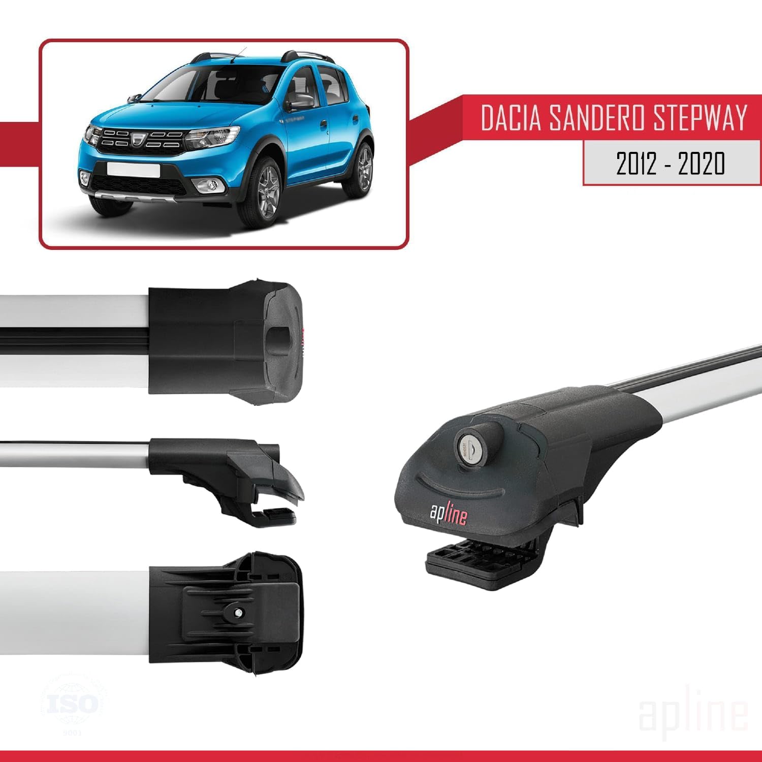 Compatible Avec Dacia Duster 2 (HM) 2018-2024 ACE-1 Barres De