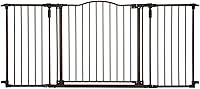 Toddleroo by North States Deluxe Décor Extra Wide Baby Gate - Adjustable 38.3-72" Wide, 30" Tall, Matte Bronze Finish