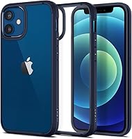 Vista 83 de Spigen Funda para iPhone 14 Pro Max, ultra híbrida, sin anillo magnético, antiamarilleo, transparente