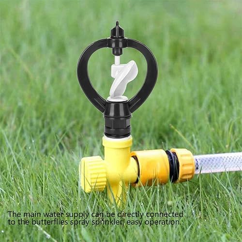 Miniatura 2 de 10 unids aspersor de césped de plástico G1/2in jardín spray de agua mantequilla en forma de lluvia boquilla agrícola goteros sistema de riego