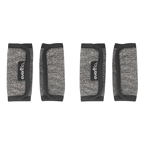 Miniatura 1 de Evenflo Fundas reversibles para cochecitos, gris mezclado, tamaño universal para la mayoría de cochecitos (paquete de 2)