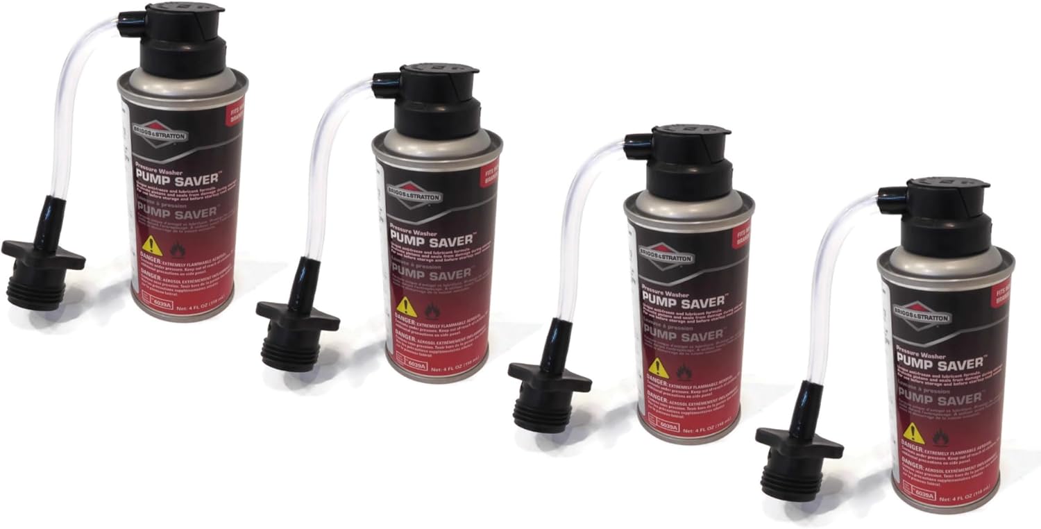 The ROP Shop OEM (4-Pack) Briggs 4 oz Pressure Washer Pump Saver for Simplicity 6039, 100515GS