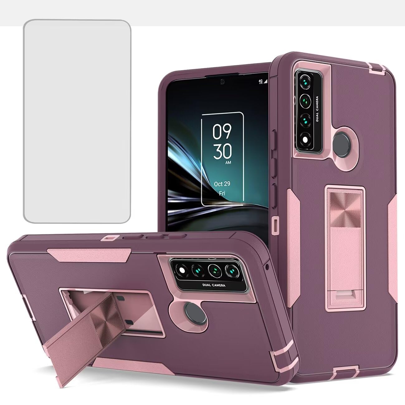 Funda TCL 20 XE protectora anticaídas con soporte de vídeo y coche 8
