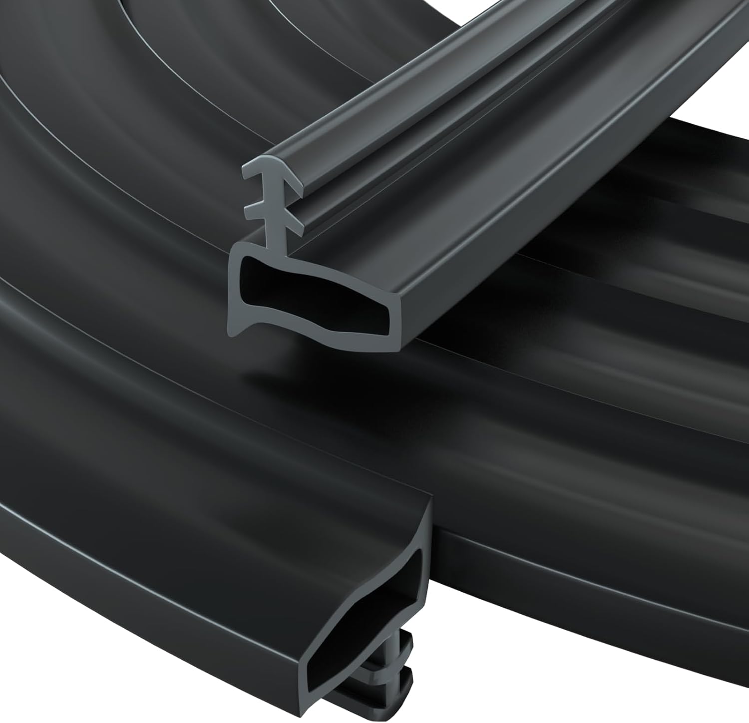 5m Black Weather Stripping Door Seal Strip,Rubber Kerf Door Seal
