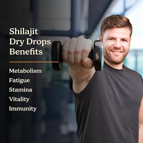 Miniatura 2 de Life & Pursuits Pure Real India Himalayan Shilajit Dry Drops 90 tabletas, 200 mg, más de 85 minerales traza, mínimo 75% de ácido fúlvico, suplemento