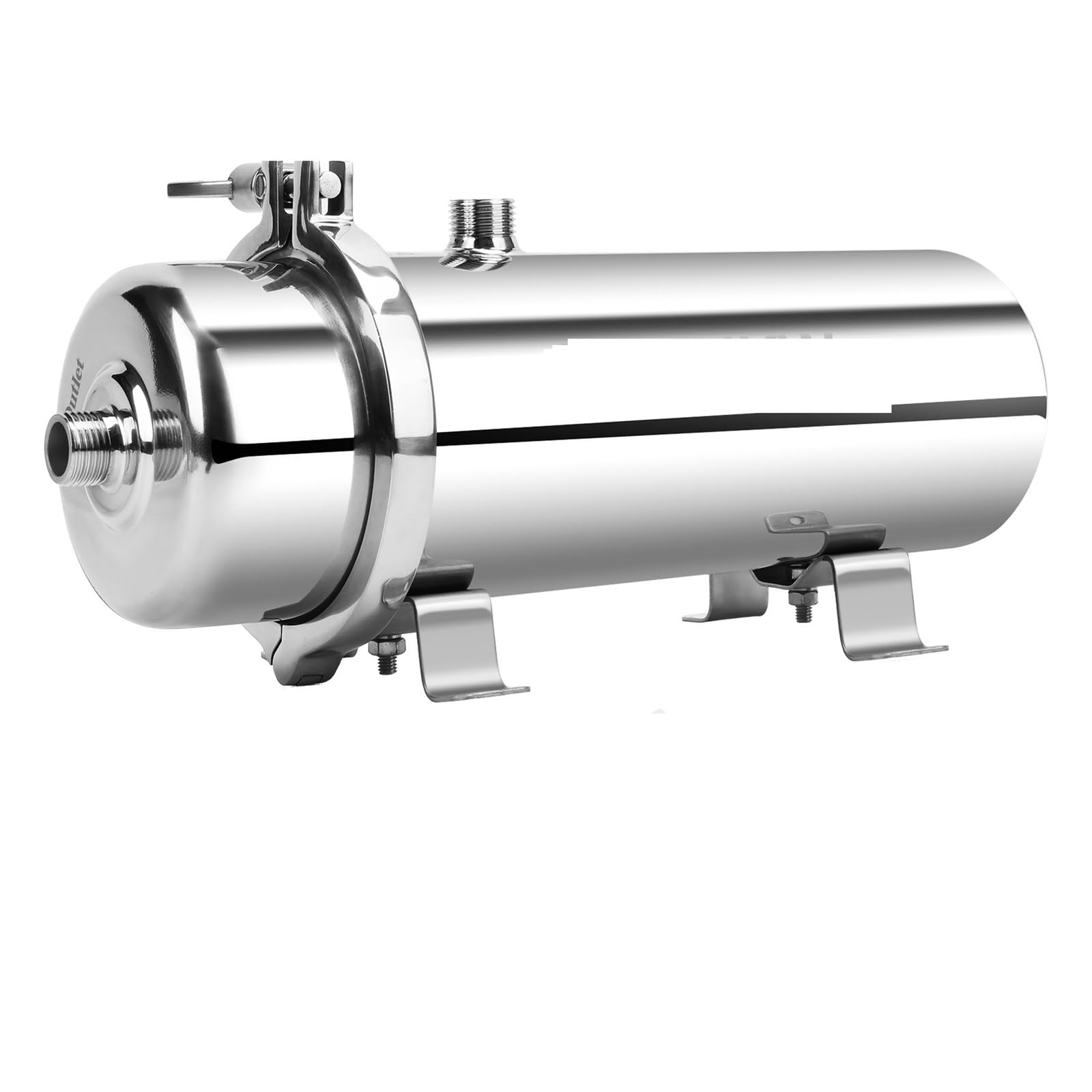 PVDF-Wasserreiniger, Ultration-Wasserfilter for das ganze Haus, 0,01 µm, filtert 1000 l/h SUS304-Trinkwasser Effektive Sedimententfernung