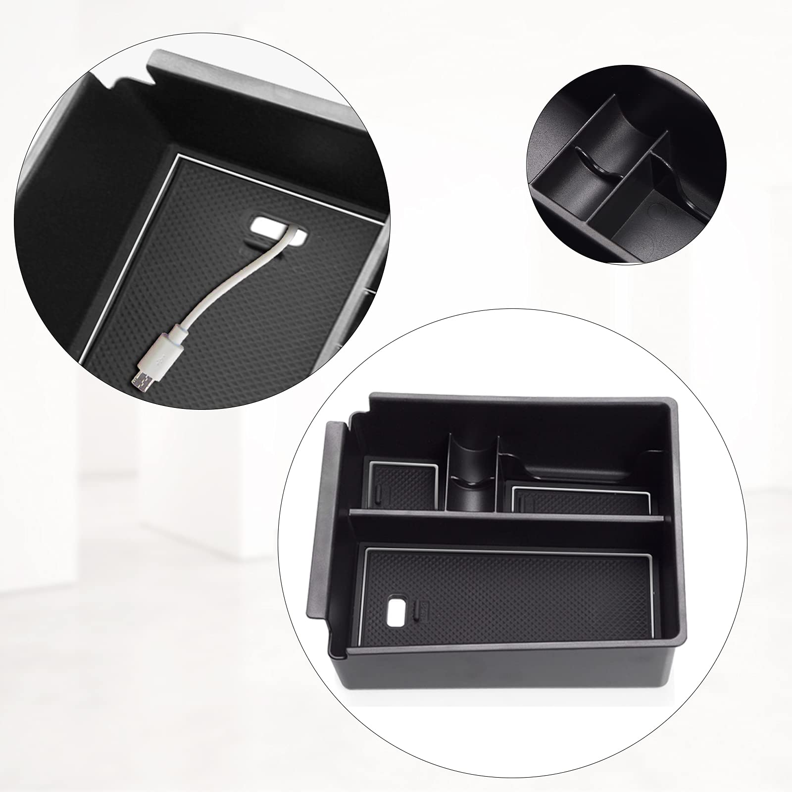 Bracciolo Scatola Portaoggetti Console Central Armrest Storage box