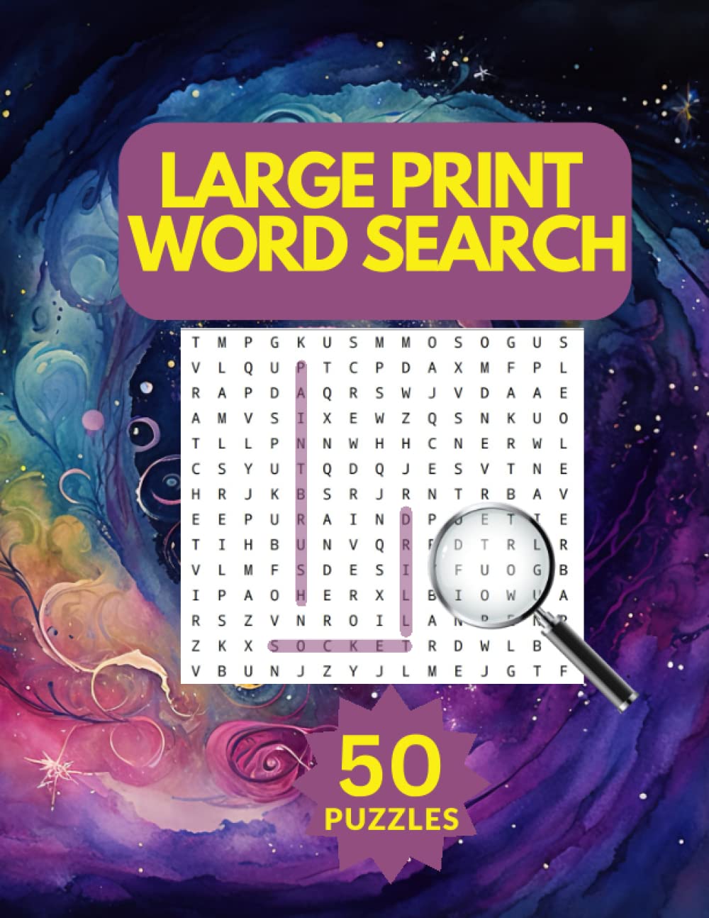 Extra Large Print Word Search: Wordsearch Puzzles for Adults, Seniors & Elderly: Large Print