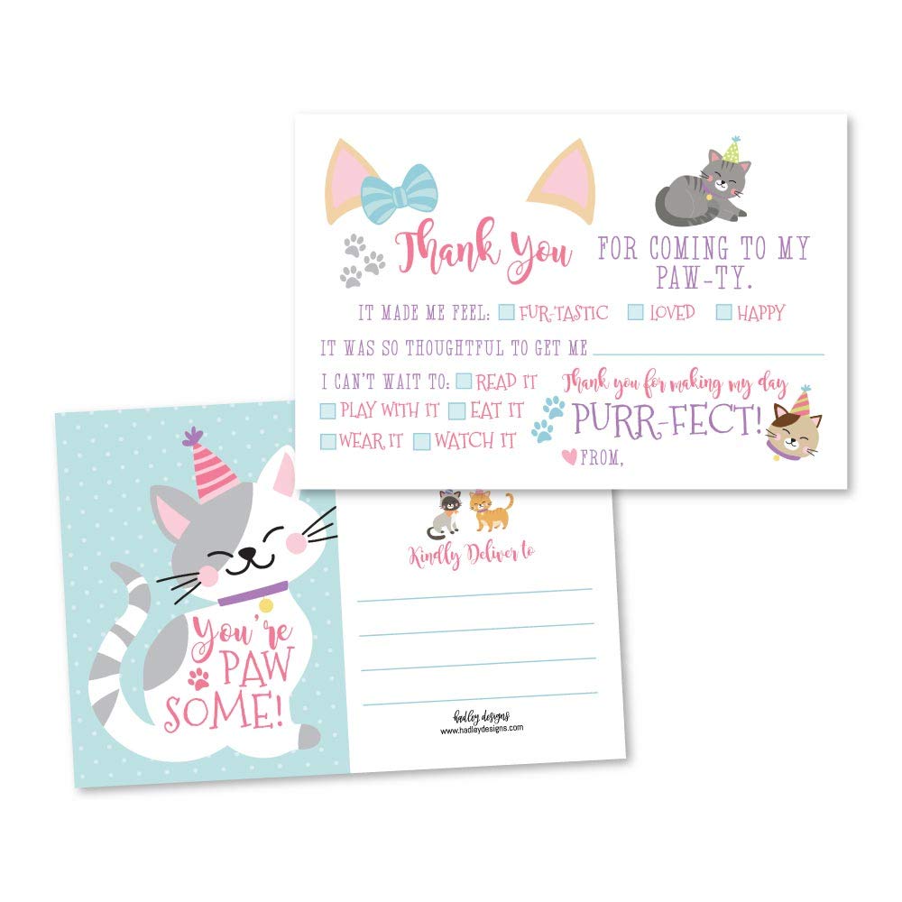 amazon-com-hadley-designs-25-pawsome-cat-party-fill-in-the-blank-kids-thank-you-cards-purr-fect-kitty-themed-bday-party-notes-feline-paw-print-adult-or-children-birthday-kitten-adoption-supplies for Free Printable Adult Adoption Papers Amazon.com : Hadley Designs 25 Pawsome Cat Party Fill In The Blank Kids Thank You Cards, Purr-fect Kitty Themed Bday Party Notes, Feline Paw Print Adult or Children Birthday, Kitten Adoption Supplies, for Free Printable Adult Adoption Papers