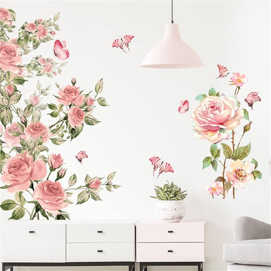 2枚❤️お花レース❤️横長❤️ひのき❤️ウォールデコ❤️ウェルカムボードなどに G1ホワイトのお洒落なウォールフラワー7つセット(葉っぱ付き