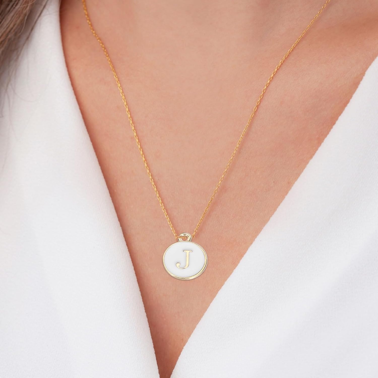 MECCANIXITY Pendants Letter Charm Initial Charm Double Sided Alphabet for DIY Necklace Bracelet Earrings Jewelry Making - Image 5