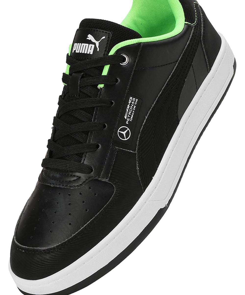 PUMA Zapatillas Mercedes-AMG Petronas F1® Caven 2.0 Unisex 43 Black Fizzy Green ┃Zapatillas de Motorsport Unisex para Adultos