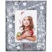 4" x 6" JOY Snowman Christmas Slate Picture Frame