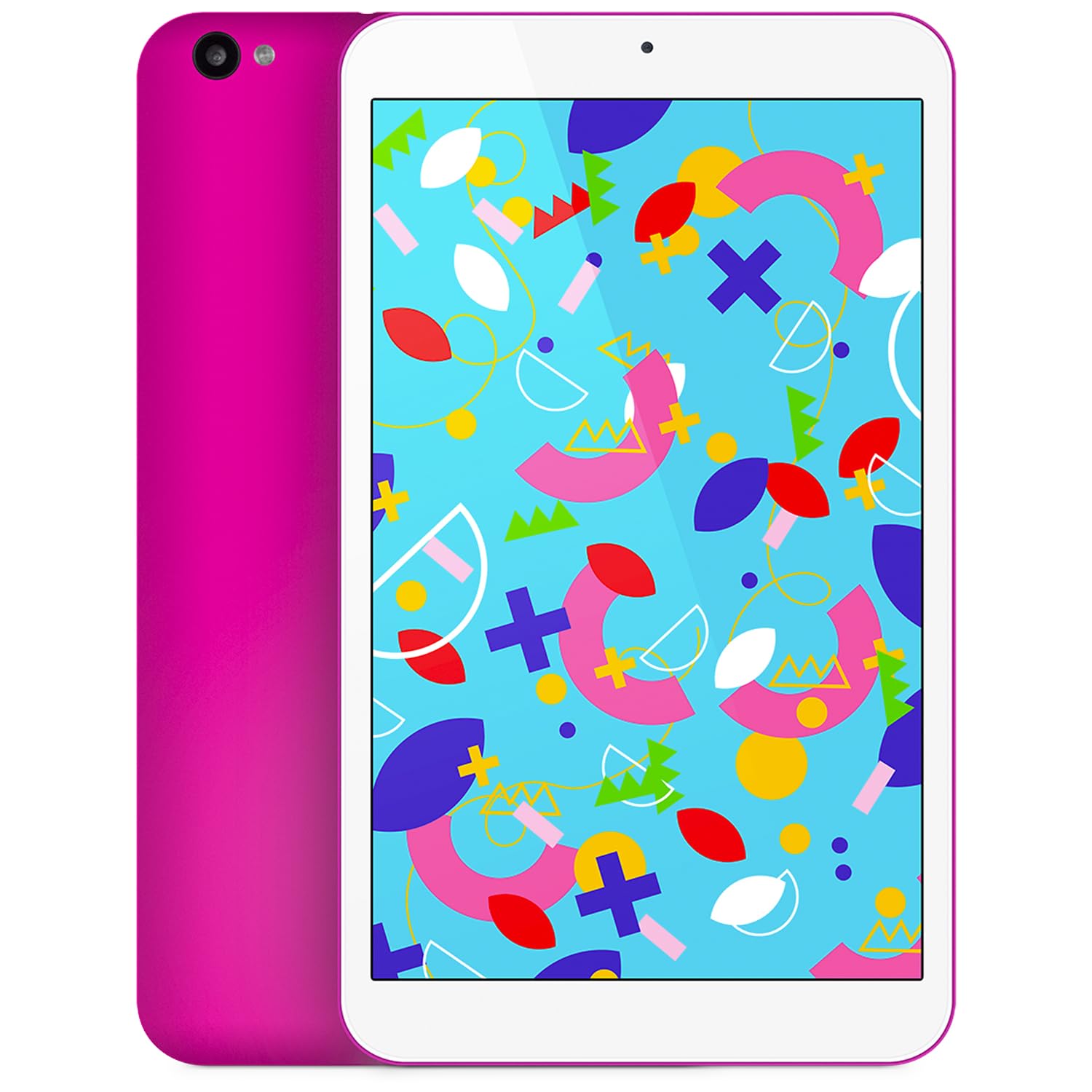 SPC Gravity 3 Mini – Tablet per bambini con schermo da 8”, parental control, 4GB di RAM, 64GB di memoria interna espandibile, batteria da 4.000 mAh, USB-C, Android 12 – Colore rosa