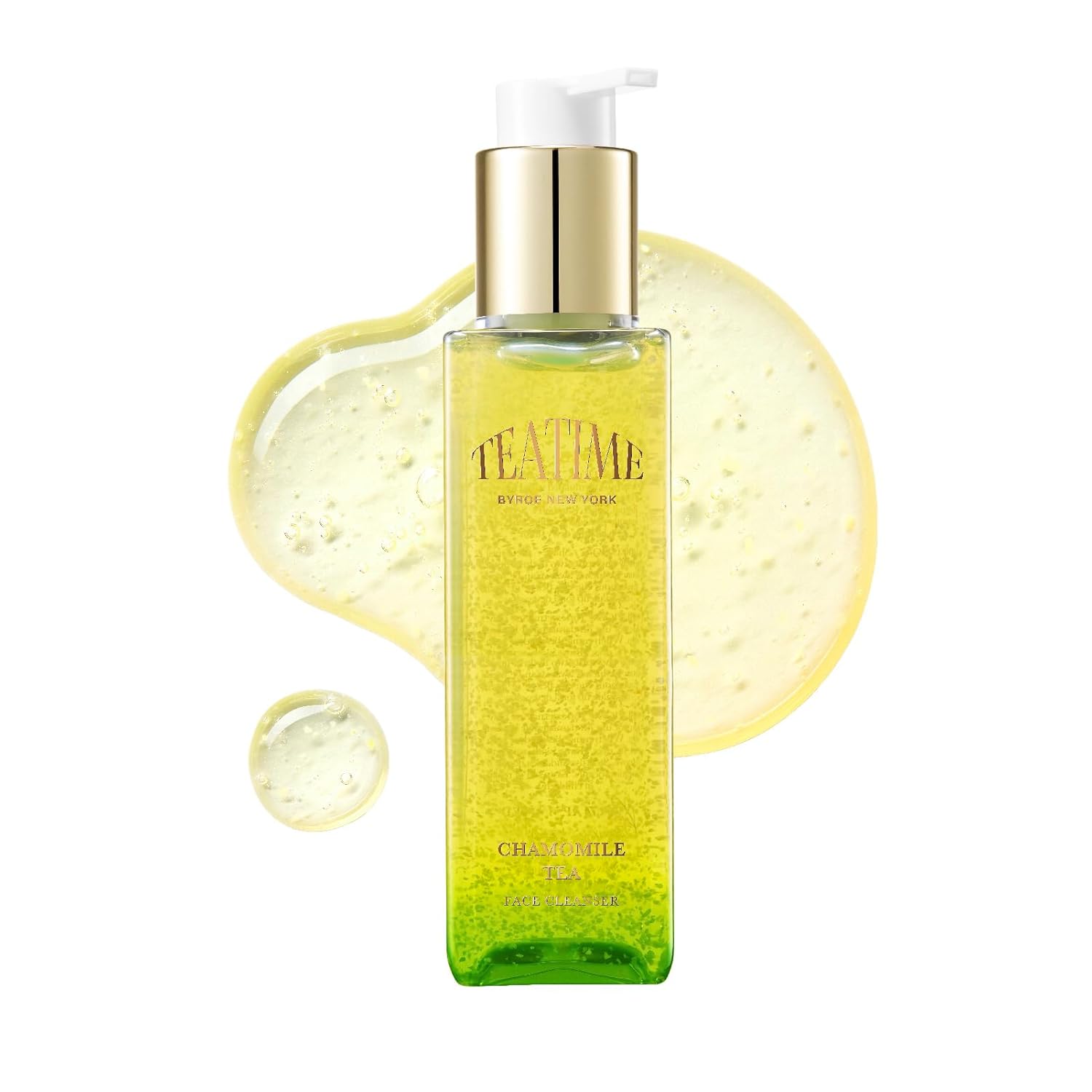 BYROE Chamomile Tea Foaming Gel Cleanser | Deep Cleans, Hydrates & Soothes Face | Brightening Complex & Vitamin C | Vegan 150 ml