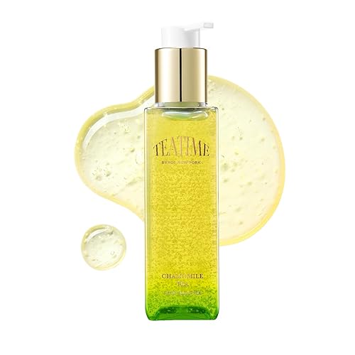 BYROE Limpiador en gel espumoso de té de manzanilla  Limpia profundamente, hidrata y calma la cara  Complejo iluminador y vitamina C  Vegano 5.1 fl