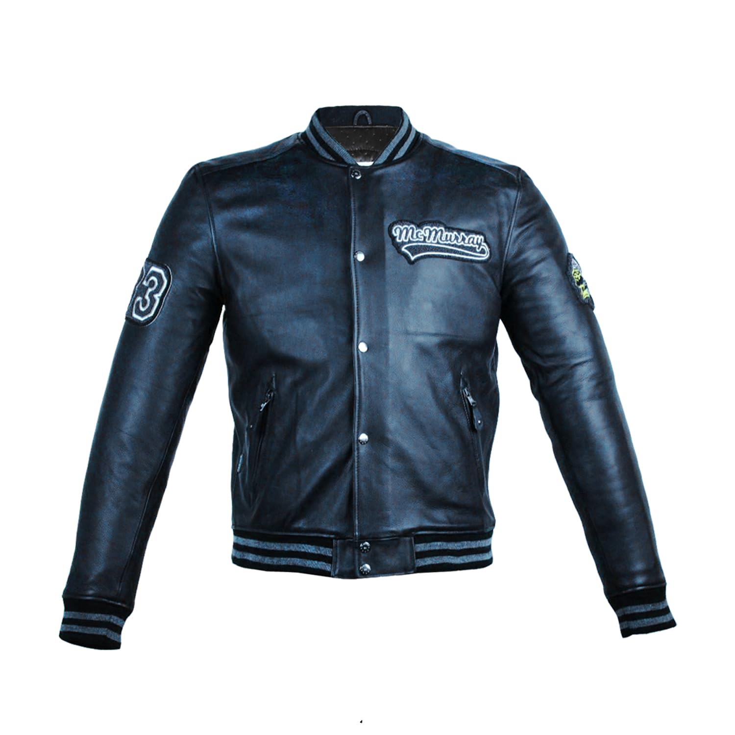 KEROZEN Veste Cuir Hommes Veste Club Moto Sans Manches Avec Fermeture Glissière Avant Dentelle Latérale (FR/ES, Alpha/lettres, TG, Taille Normale
