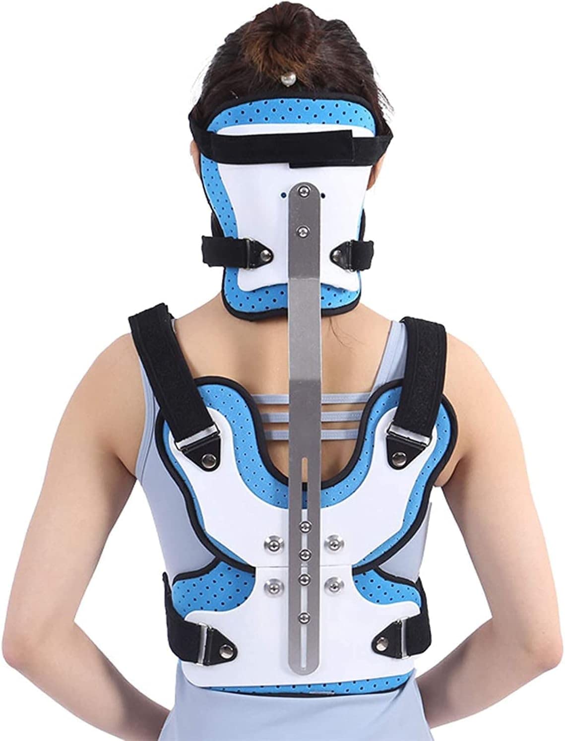Nackenbandage Neck Brace Collar Langlebige Nacken-Brust-Orthese | Zervikales Traktionsgerät | Linderung von Nackenschmerzen, Schulterschmerzen, Dekompression der Wirbelsäule Zahnspange zur Schmerzlind