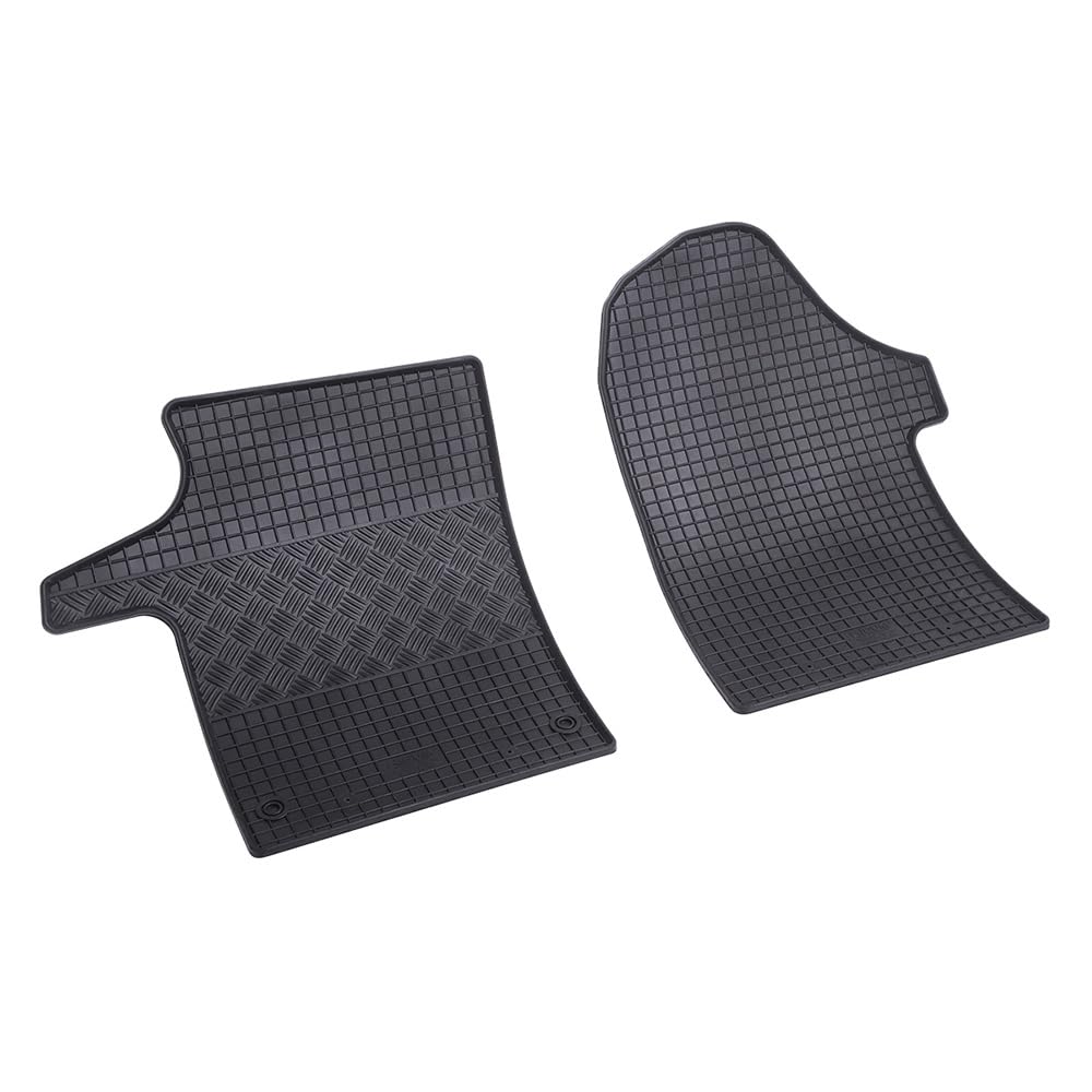 Car Lux - DUO03983 Alfombras Alfombrillas de goma a medida + Alfombra protector maletero de goma para Vito W447 desde 2015-