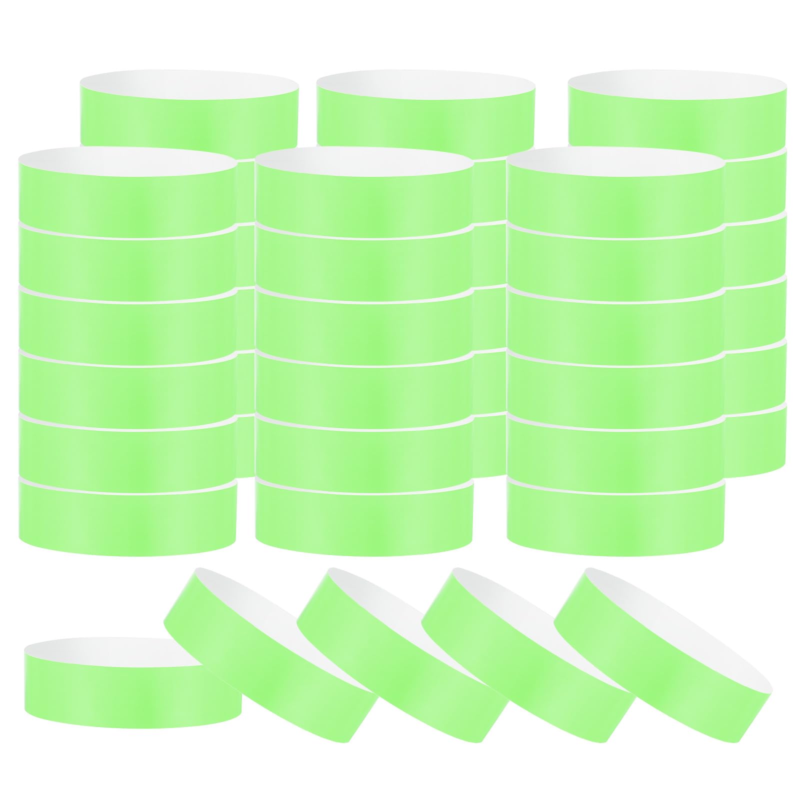 PATIKIL Paper Wristbands for Events 200 Pack Neon Party Wrist Bands
