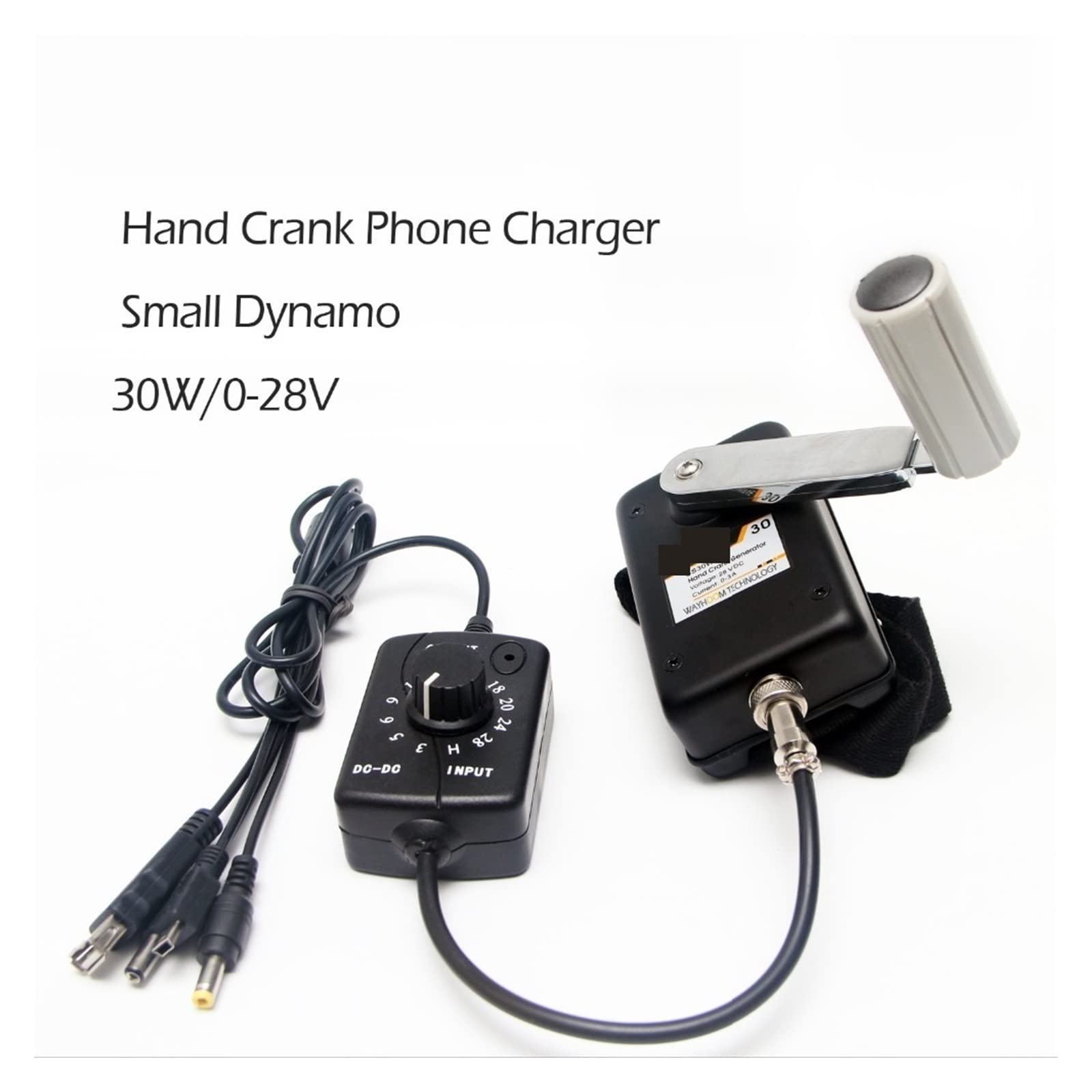 Handslinger Generator, Draagbare Handslinger Generator Dynamo Camping Generator Outdoor Noodgenerator voor Telefoons, Laptops,220v