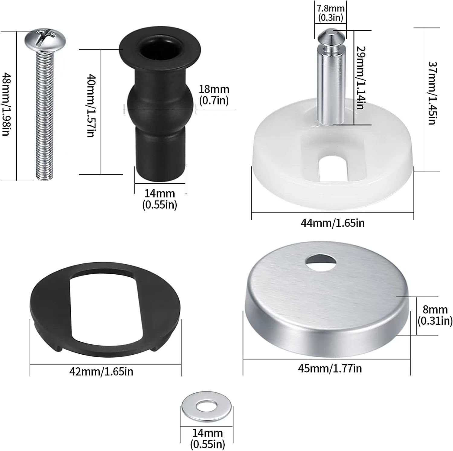 Upgrade Toilet Seat Fixings Quick Release - Image 2