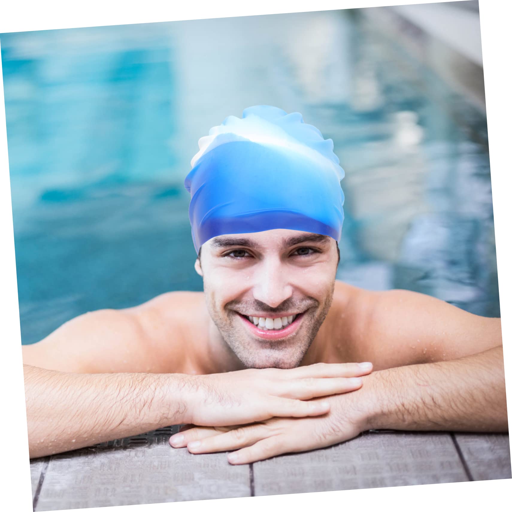 POPETPOP Gorro De Natación De Gorra De Natación para Nadar Sombrero De Natación Gorras Gorros De Baño para Nadando Sombreros Piscina Tapa Gel De Sílice