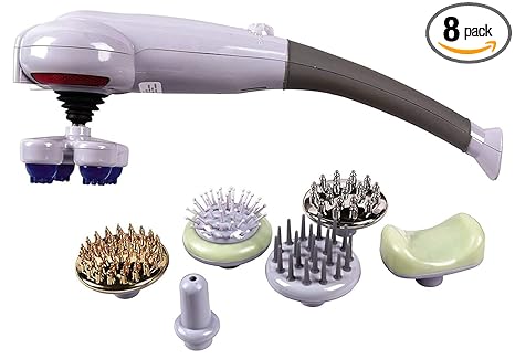 GROWING BUSINESS Magic Massager Complete Body Head Neck Shoulder Back Leg Foot Pain Relief for Men Women for Fat Reduction Joint Pains/Magic Massager by Arogya (Grey Colour)