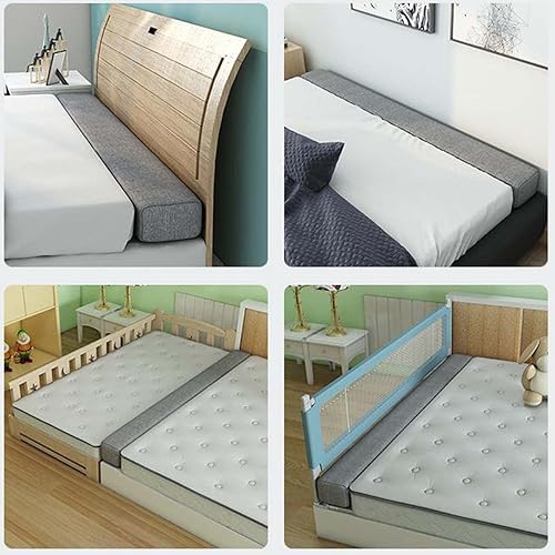 Miniatura 7 de Relleno de espacio para colchón de cuña de cama para cama individualdobleking, almohada de espuma suave de tamaño personalizado, protector lateral