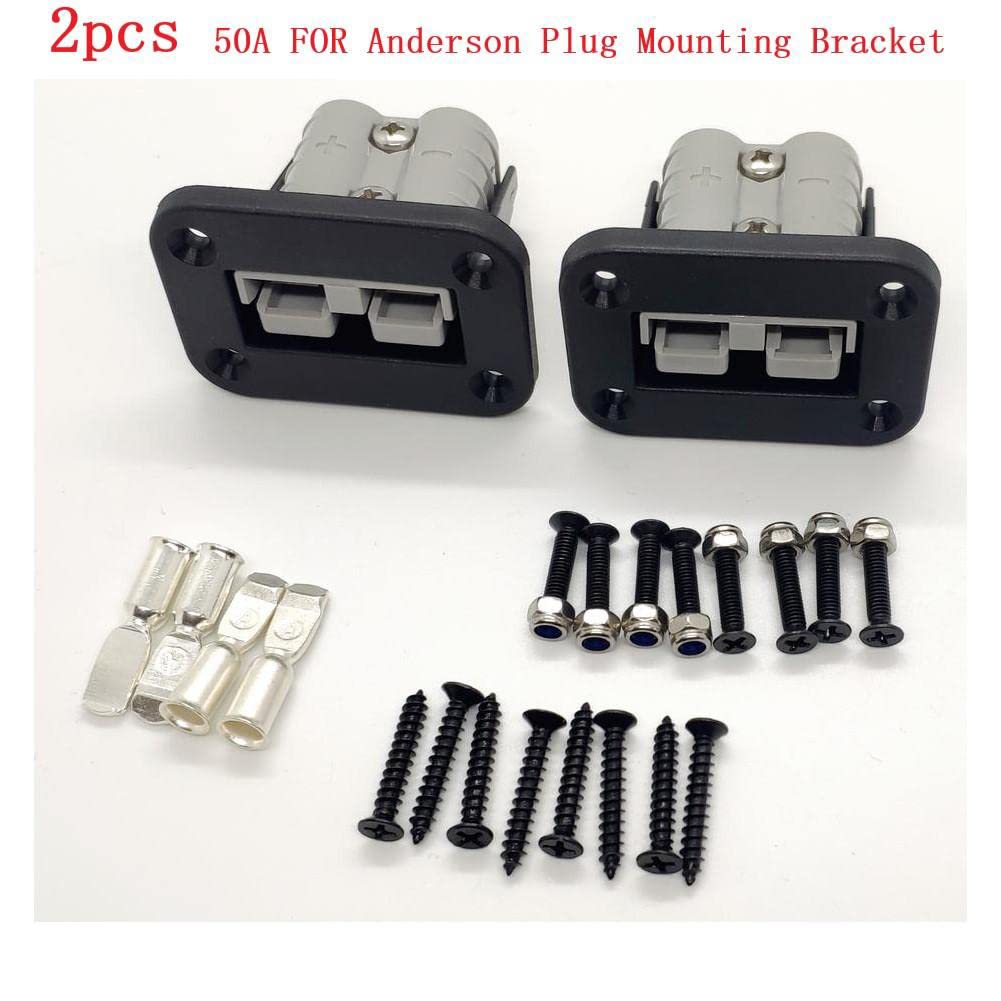 SPORTARC 50A Anderson Steckdosen-Panel (2 Stück) – Bündige Unterputzmontage, Für Wohnmobil, Boot, LKW, 12–24V