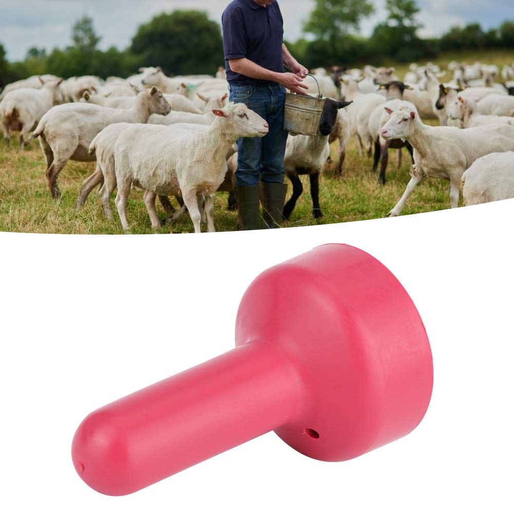 Rubber Baby Bottle Nipples, Calf Nipples, Goat Bottle Nipples for Feeding Milk with Easy to Suck Cruciform Mouth Design Widely Used for Cattle Sheep (HL-MP73C)