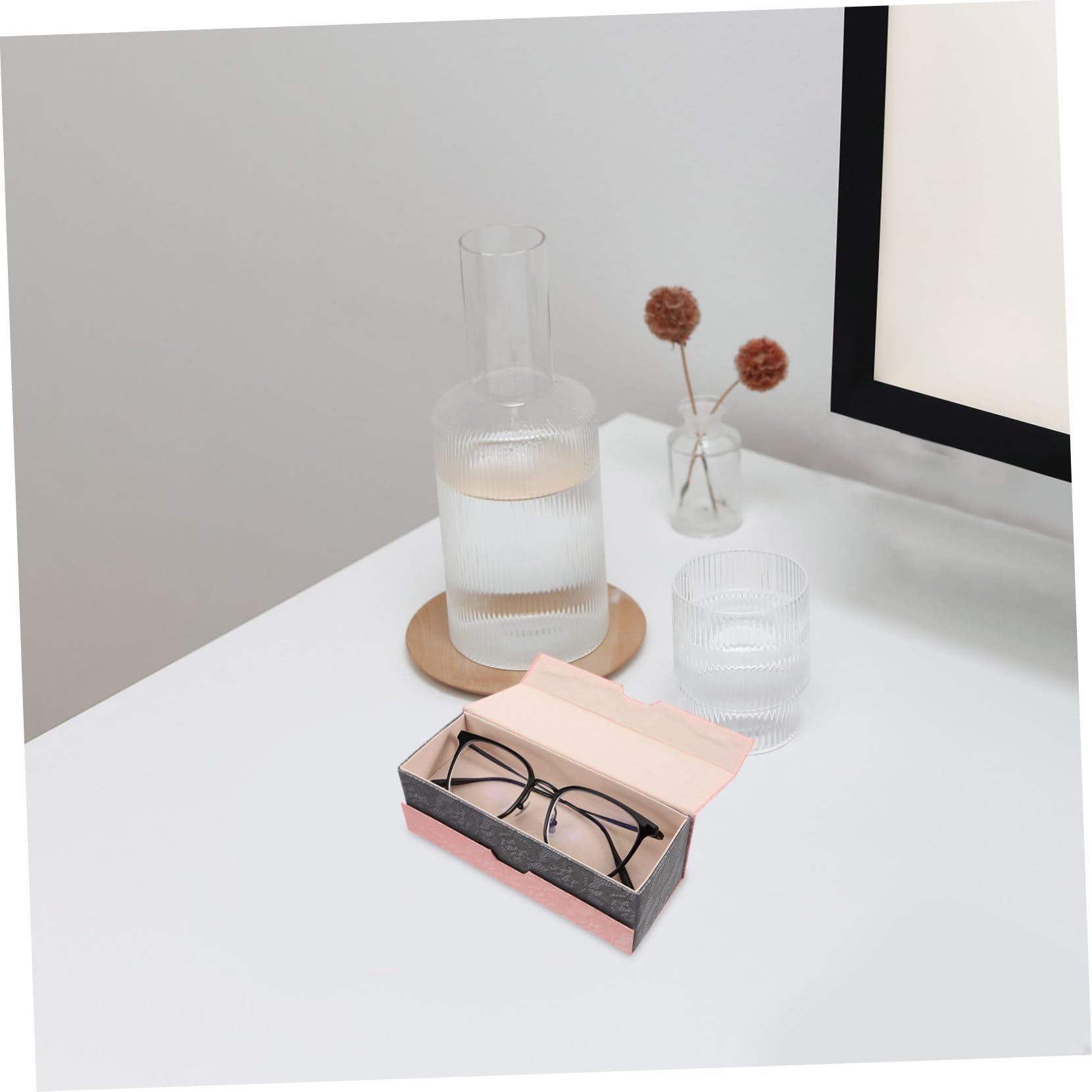 VALICLUD Custodia Per Occhiali Da Sole Occhiali Da Sole Per Bambini Borse Organizer Da Viaggio Astuccio Per Occhiali Astuccio Pieghevole Per Occhiali Sopra Gli Occhiali Da Sole Beige