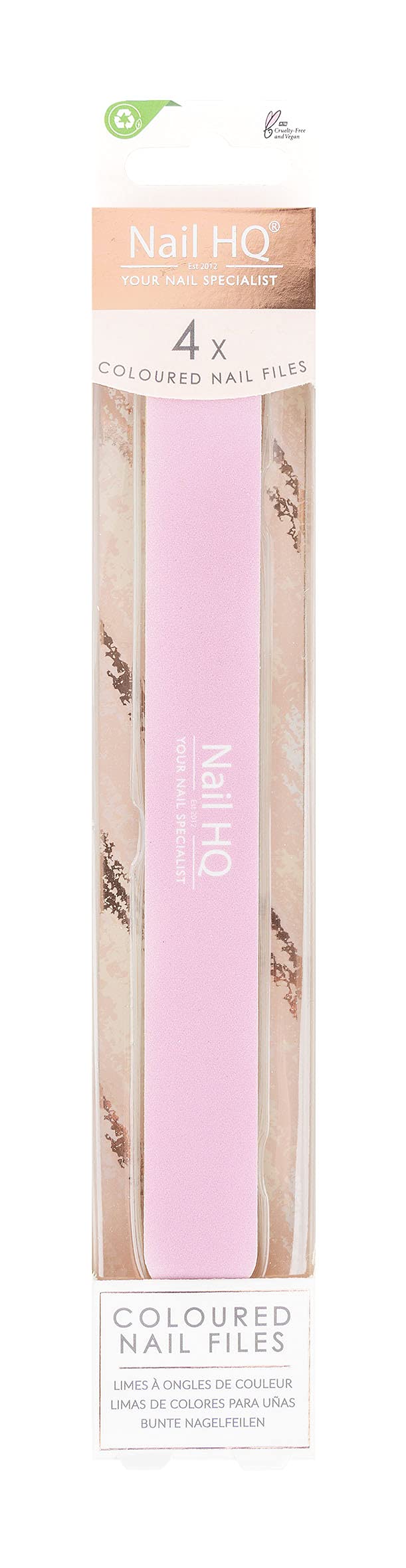 Nail Hq Pastels Coloured Nail Files
