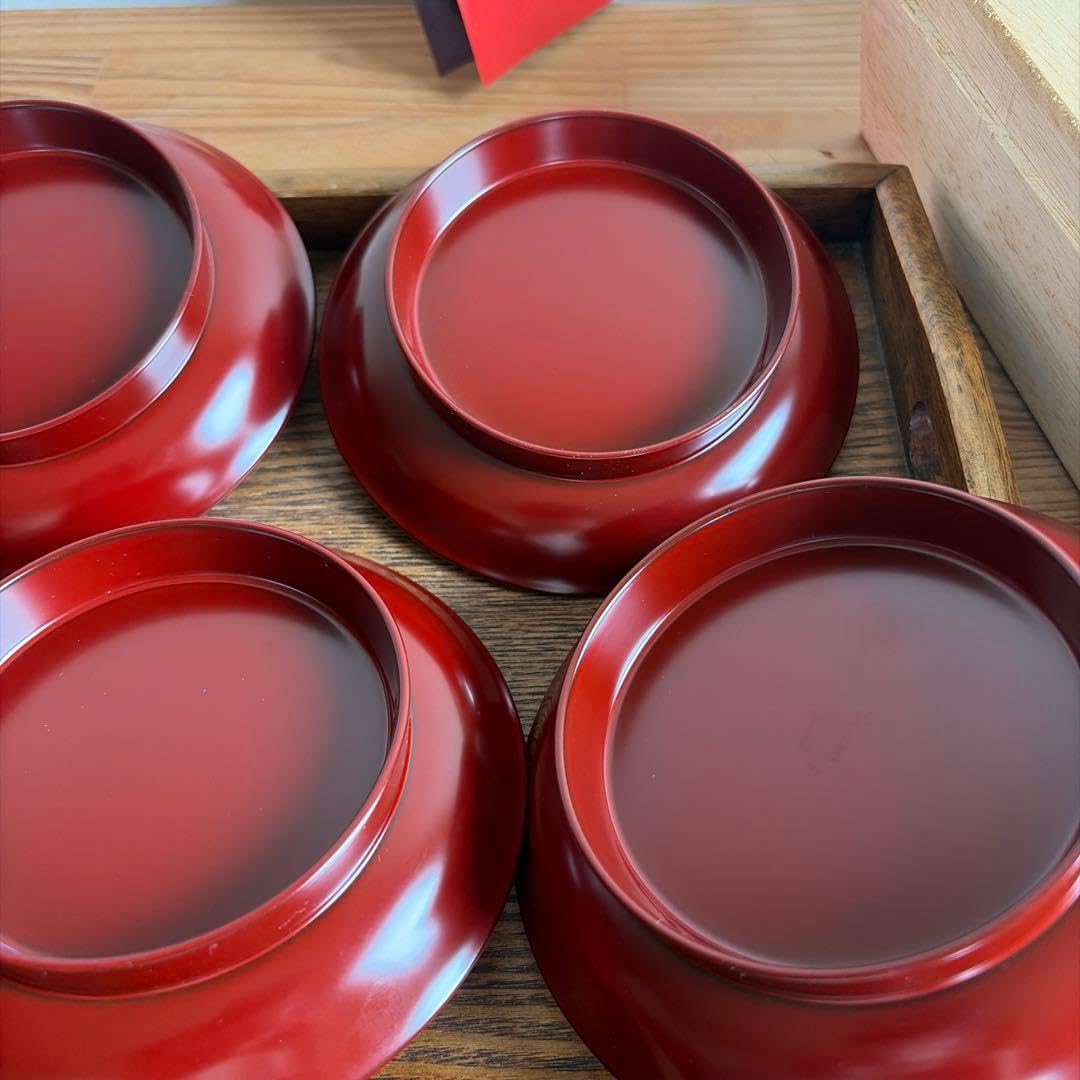Amazon | 越前漆 椿皿 5枚セット | ノーブランド品 | 小皿 通販