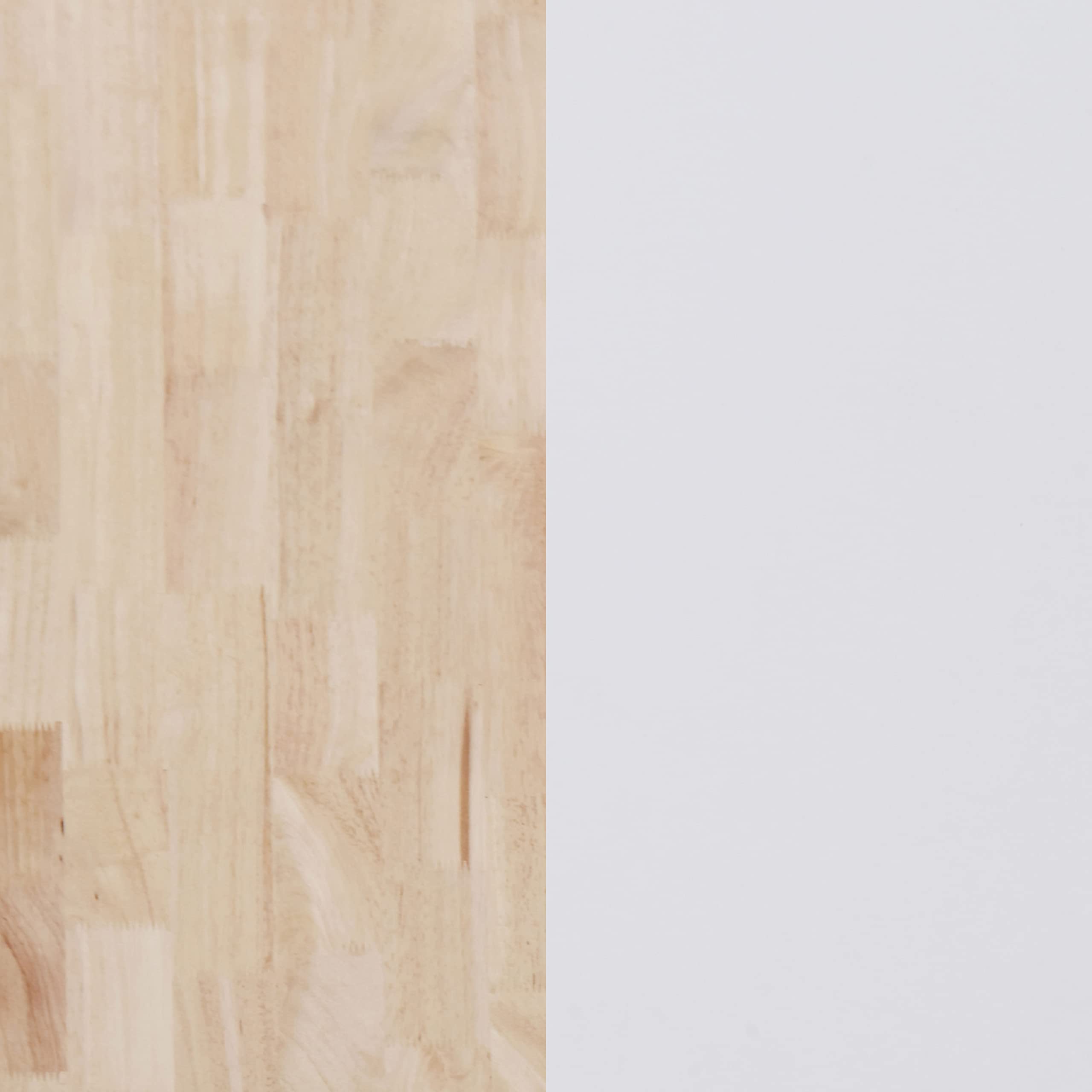 Adec Group Natural, Mesa Extensible de Comedor, Mesa de Salon o Cocina, Color Roble Salvaje y Blanco, Medidas: 140/180 cm (Largo) x 80 cm (Ancho) x 76 cm (Alto)