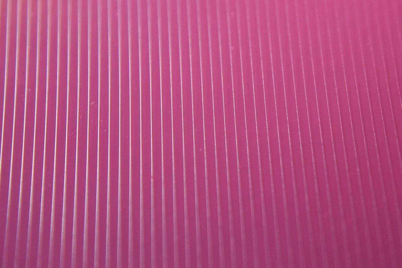 Kuber Industries PVC 6 Piece Refrigerator Drawer Mat Set - Pink