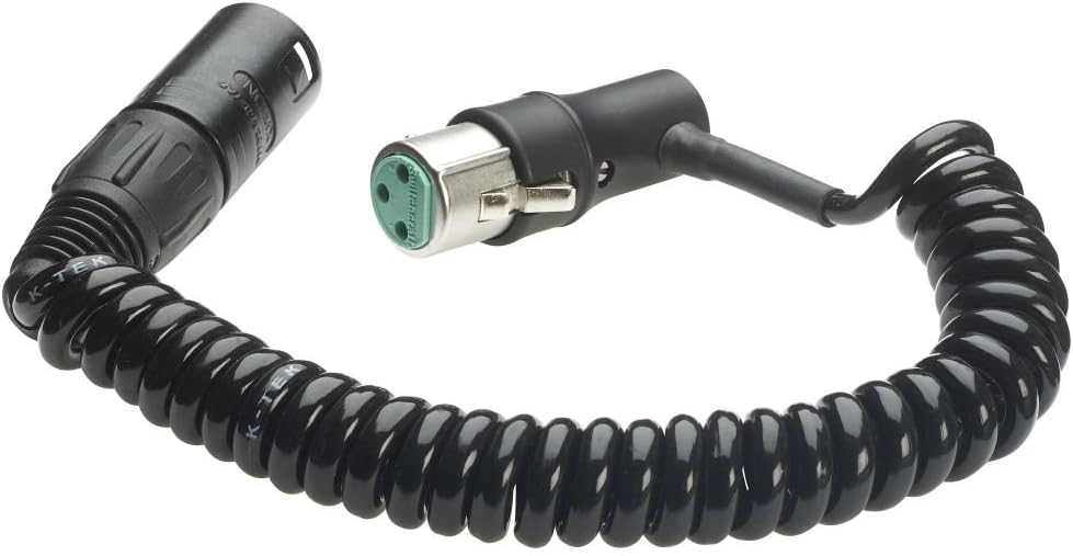 KTek 4" of Coiled Microphone Cable (315") with Neutrik