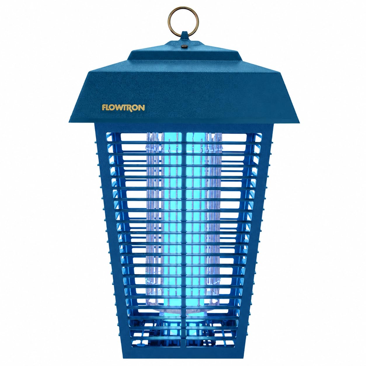 Flowtron Bug Zapper, 1.5 Acre Outdoor, Two 40W UV Bulb, 5600V Zap, Blue