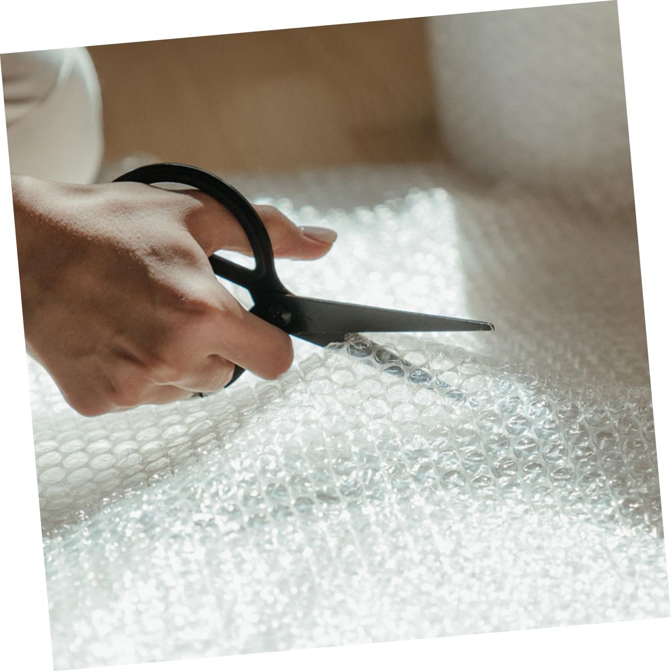 MAGICLULU Rollo Material Reforzado para Embalaje Grueso de Película de Burbujas que Previene Daños de LDPE Adecuado para Transporte y Embalaje de Cristalería y Electrónica