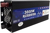 Vista 1 de Inversor de corriente de onda sinusoidal pura de 3000 W, CC 12 V24 V48 V60 V72 V a CA 220 V, convertidor de energía para automóvil, pantalla LED