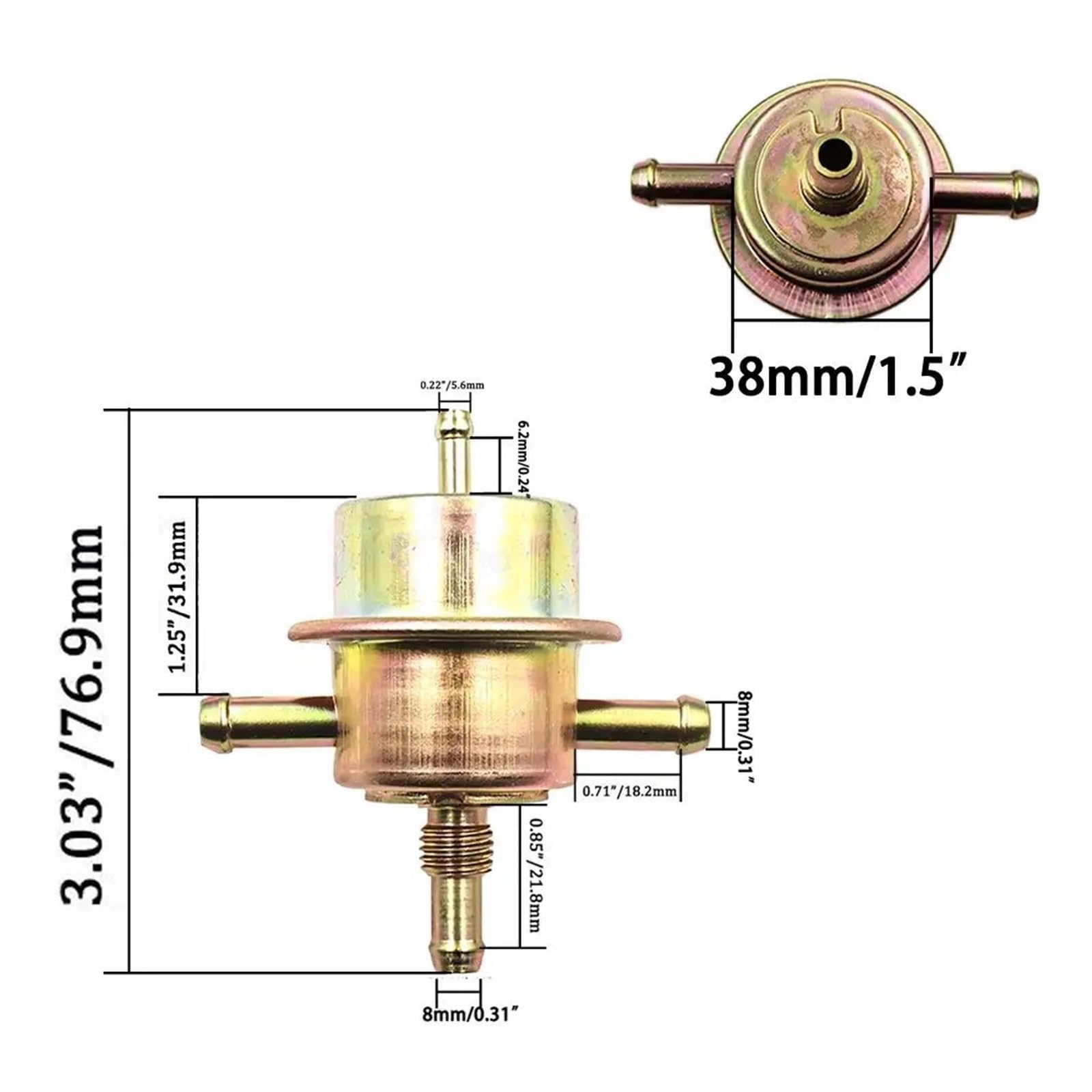 Régulateur de Pression de Carburant pour Opel Ascona Kadett Manta Senator Vauxhall et Carlton