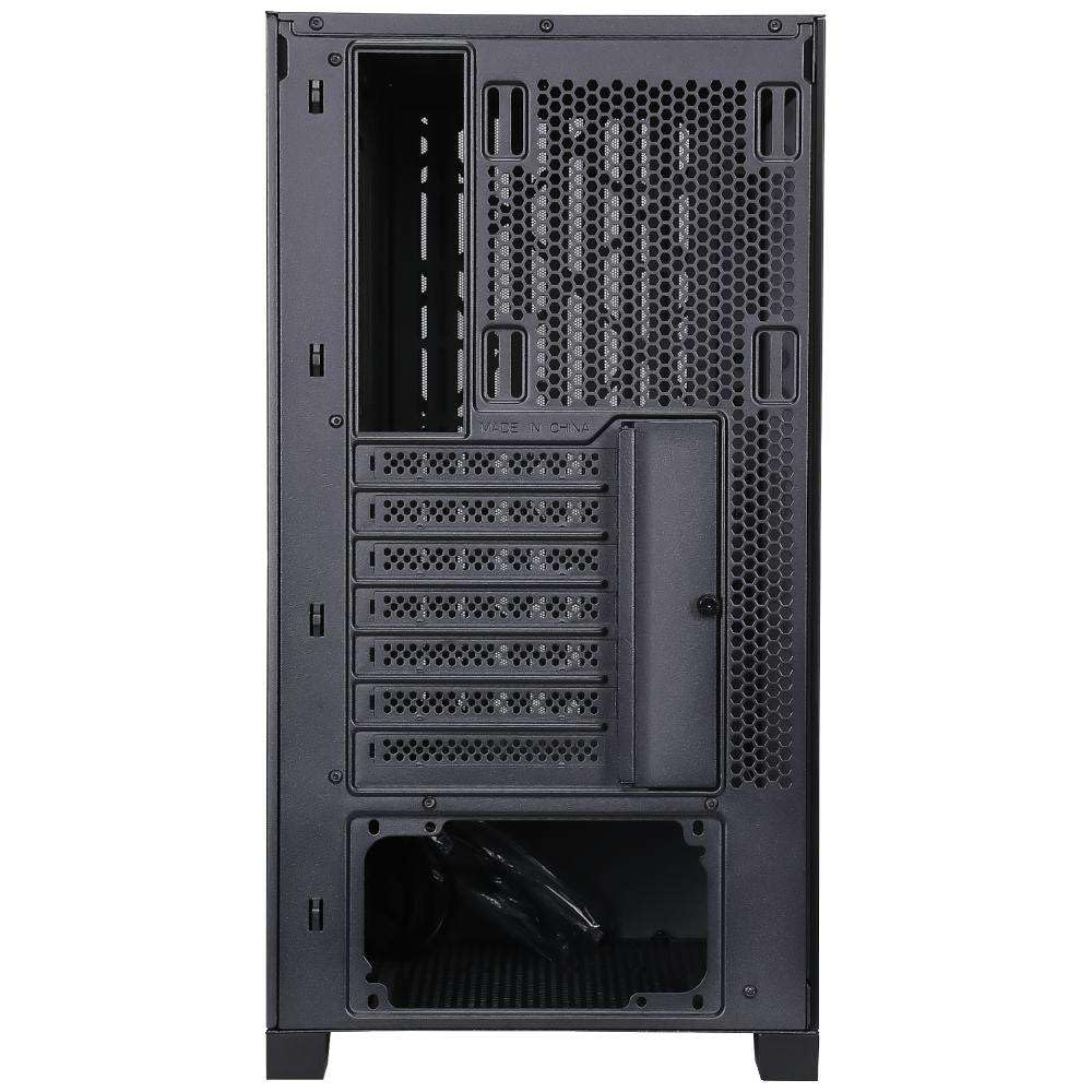 Caja PC SOBREMESA Wood Madera SLIMBOOK | ATX/Micro-ATX/ITX | Lateral Cristal Templado | USB Frontal | Negra