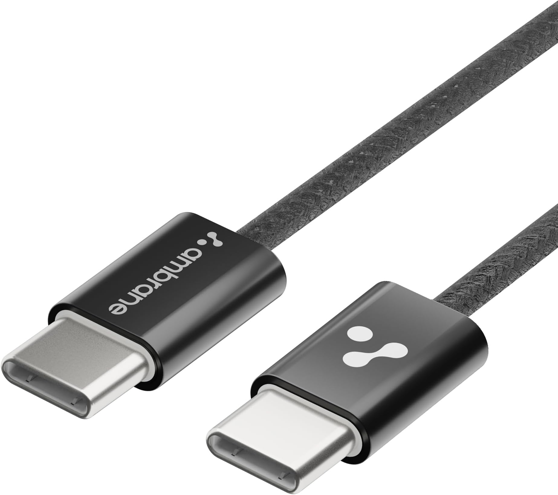 60W Type-C to Type-C Fast Charging Cable for Smartphones, Tablets, Laptops, iPhone 15 & other Type C devices, PD Technology, 480Mbps Data Sync, 1.2M (ABCC-60, Black)