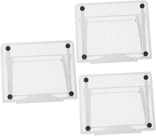 3 Pcs Portable Computer Bracket Desktop Stand Foldable Computer Holder Tablet Cradles Book Desk Stand Tablet Holder Stand Adjustable Laptop Rack