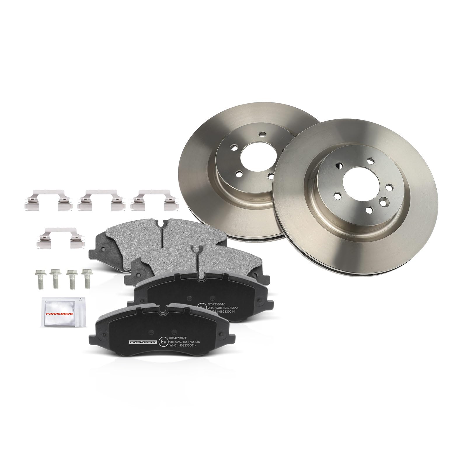Frankberg Bremsensatz Vorne Kompatibel mit Range Rover Sport L494 L320 Bremsscheiben Bremsbeläge