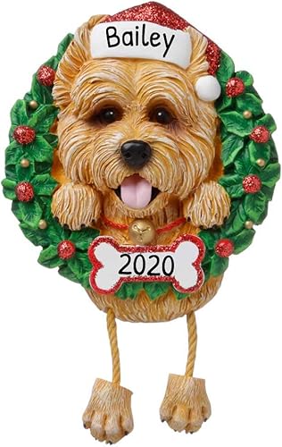 Miniatura 21 de Elfos - Adornos de Navidad personalizados para perros, corona de bulldog francés y adorno para la primera Navidad de los amantes de los perros